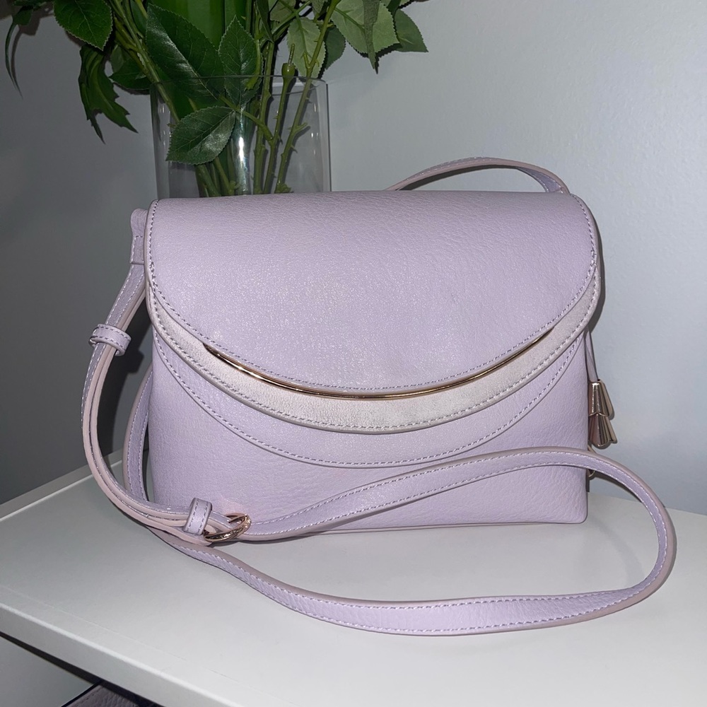 LC Lauren Conrad Lavender Crossbody
